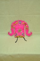 豫劇淺紅色帽藏品圖，第1張