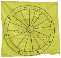 豫劇黃色布幔藏品圖，第2張