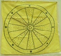豫劇黃色布幔藏品圖，第3張
