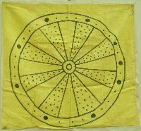 豫劇黃色布幔藏品圖，第4張
