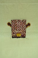 河南戲服暗紅色道具帽藏品圖，第1張