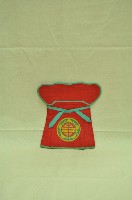河南戲服紅色道具帽藏品圖，第3張