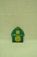 河南戲服綠色道具帽藏品圖，第1張