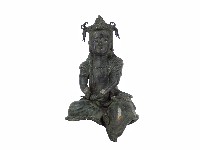 文殊菩薩騎獅座像藏品圖，第1張