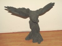 銅鷹立像藏品圖，第1張