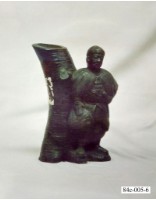 陶花瓶(頭斷)藏品圖，第1張