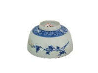 青花折枝梅花纏枝輪花紋碗藏品圖，第2張