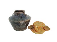 黑褐釉陶罐藏品圖，第2張