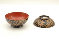 木胎圓形黑漆地湯蓋椀藏品圖，第6張