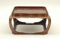 木胎四方梨地平蒔繪懸盤藏品圖，第5張