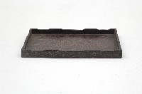 木胎長方形木紋漆盤藏品圖，第3張