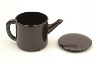 木胎圓立桶形黑漆地湯蓋桶藏品圖，第2張