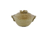 陶胎褐釉蓋鍋藏品圖，第1張