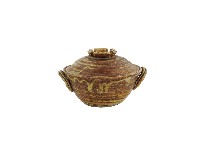 陶胎褐釉蓋鍋藏品圖，第1張