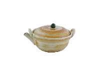 褐釉蓋碗壺藏品圖，第1張