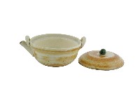 褐釉蓋碗壺藏品圖，第2張