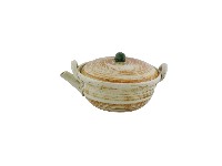 褐釉蓋碗壺藏品圖，第1張