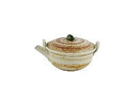 褐釉蓋碗壺藏品圖，第1張