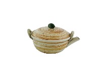 褐釉蓋碗壺藏品圖，第2張