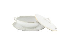 白瓷帶蓋湯碗．盤藏品圖，第2張