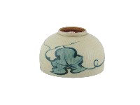 白地綠釉荷葉紋瓷杯藏品圖，第2張