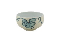 白地綠釉荷葉紋瓷杯藏品圖，第1張