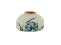 白地綠釉荷葉紋瓷杯藏品圖，第2張