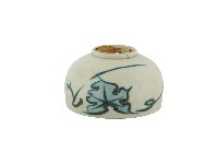 白地綠釉荷葉紋瓷杯藏品圖，第2張