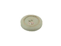 陶瓷製灰褐色圓盤狀菸灰缸藏品圖，第2張