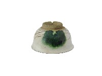 白地彩繪花草紋陶碗藏品圖，第2張