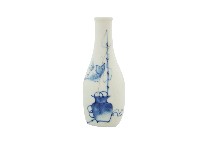 青花魚簍魚竿釣魚紋觀音瓶藏品圖，第1張