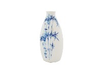 青花古仙款竹林紋窄口瓶藏品圖，第1張