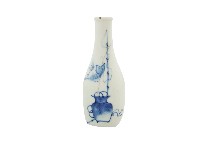 青花魚簍魚竿釣魚紋觀音瓶藏品圖，第1張