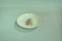 白地印花彩繪折枝玫瑰紋瓷碟藏品圖，第1張