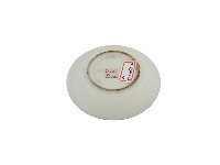 白地印花彩繪折枝玫瑰紋瓷碟藏品圖，第2張