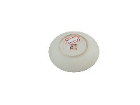 白地印花彩繪折枝玫瑰紋瓷碟藏品圖，第1張