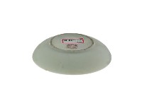 白地印花彩繪折枝玫瑰紋瓷碟藏品圖，第2張