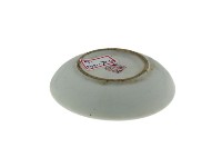 白地印花彩繪折枝玫瑰紋瓷碟藏品圖，第2張