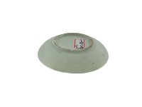 彩繪題詩花草洞石紋瓷碟藏品圖，第2張