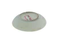 彩繪題詩花草洞石紋瓷碟藏品圖，第2張