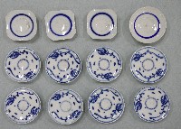 青花雙鳳紋碟、青花四方碟、青花圓碟（多組）藏品圖，第4張