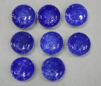 青花雙鳳紋碟、青花四方碟、青花圓碟（多組）藏品圖，第6張