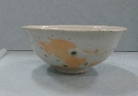青花青線瓷碗(兩件)、彩繪寫意花卉紋瓷碗（多組）藏品圖，第7張