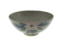 青花點彩寫意花卉紋瓷碗（多組）藏品圖，第3張