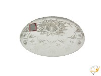 幾何形裝飾紋透明玻璃碟(多組)藏品圖，第6張