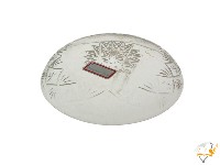 幾何形裝飾紋透明玻璃碟(多組)藏品圖，第8張