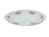 彩繪印花折枝花卉紋橢圓形盤（多組）藏品圖，第5張