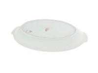 彩繪印花折枝花卉紋橢圓形盤（多組）藏品圖，第6張