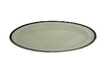 藍口白瓷橢圓形盤（多件）藏品圖，第3張