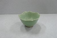 青釉彩繪印文植物紋凹口杯（多件）藏品圖，第8張